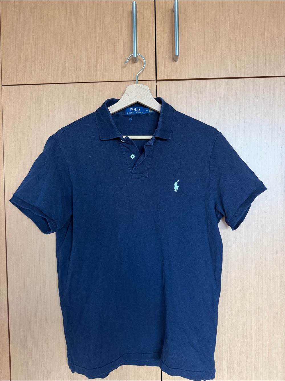 Polo by Ralph Lauren Navy Short Sleeve Polo with Mint Logo